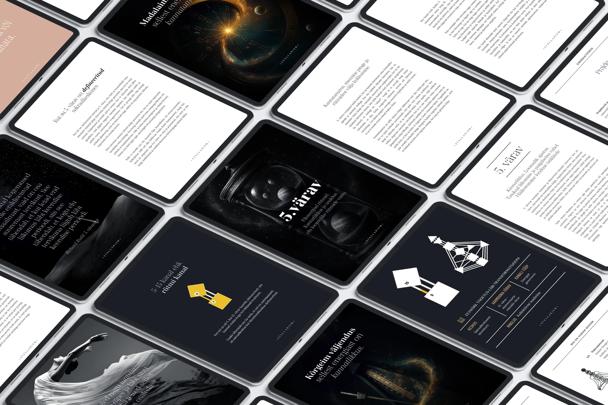 5. värava raamatu sisulehed